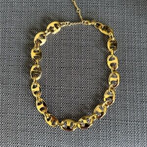 Gold Link Chain Necklace - Women's Fashion Jewelry